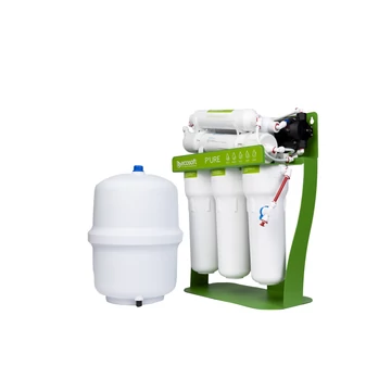 Ecosoft PURE Balance tartályos fordított ozmózisos víztisztító nyomásfokozó szivattyúval, speciális magas ásványi anyag tartalmú visszasózóval (elérhető 60-80mg/l ásványi anyag tartalom)