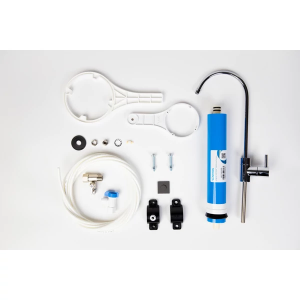 CleanPure CP-105 RO víztisztító modern dizájn csappal (FXFCH5-TW). Szűrők: EW-0038, AICRO-QF-CP, membrán: TLC50V