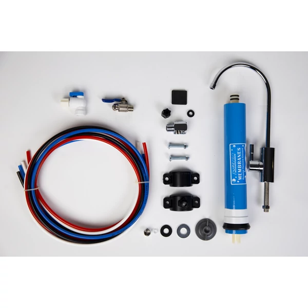 PurePro M500P RO víztisztító nyomásfokozóval, modern dizájn csappal (FC101). Kompakt szűrők 2,5