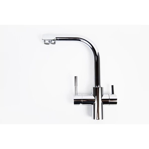 Modern 3 utas krómozott csaptelep