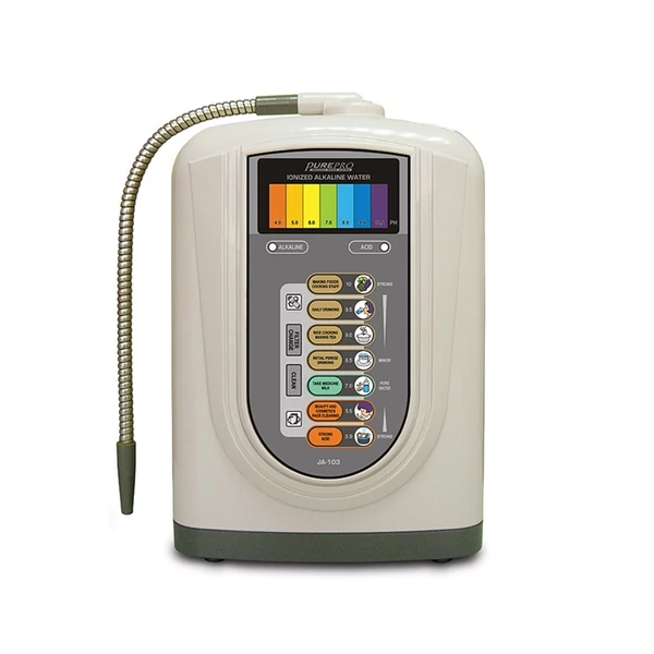 Vízionizátor ezüstös aktívszén szűrőbetéttel (03041-F), elektróda felület: 500 cm2, pH szintek: 4 lúgos, 2 savas.