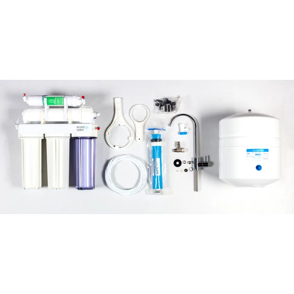 RO-Traditional 5 lépcsős fordított ozmózisos víztisztító nyomásfokozó szivattyúval