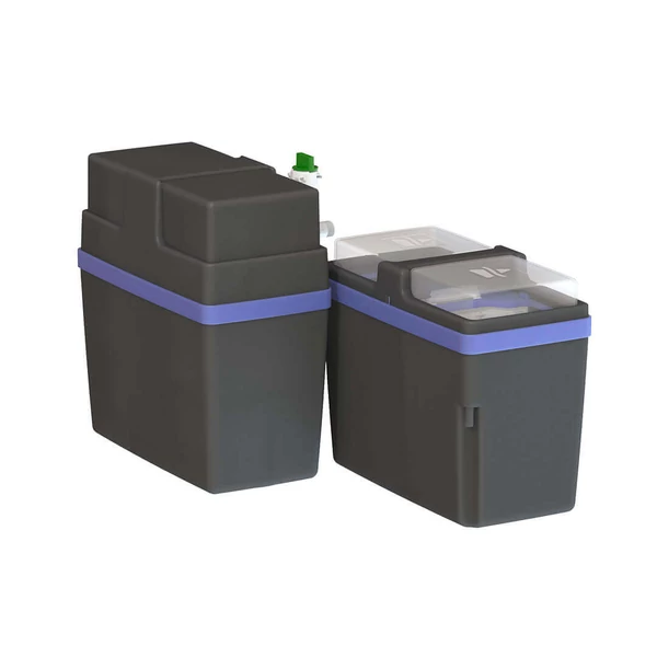 Hydrosoft 200B DUPLEX elektromos áram nélkül működő víz és sótakarékos vízlágyító külön sóléoldó tartállyal