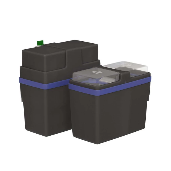 Hydrosoft 200B DUPLEX elektromos áram nélkül működő víz és sótakarékos vízlágyító külön sóléoldó tartállyal